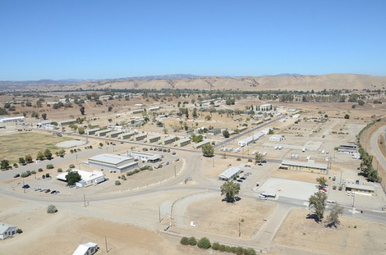 An aerial view of Camp Roberts, Calif., taken from a Blackhawk helicopter in August 2013. (Photo by California National Guard/flickr)