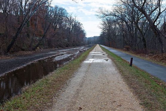 03 Mile Marker on Chesapeake and Ohio Canal