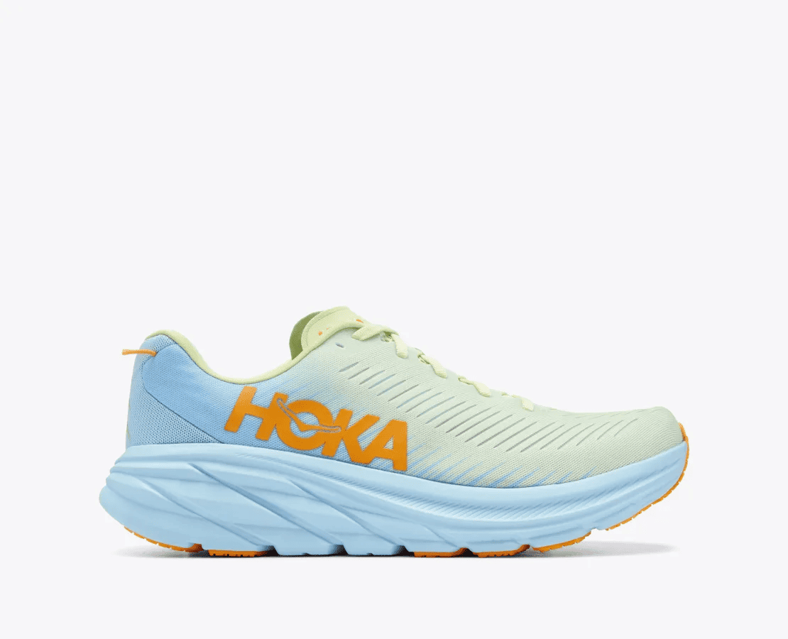 The Hoka Rincon 3, one of the best Hoka for half marathon in warm weather.