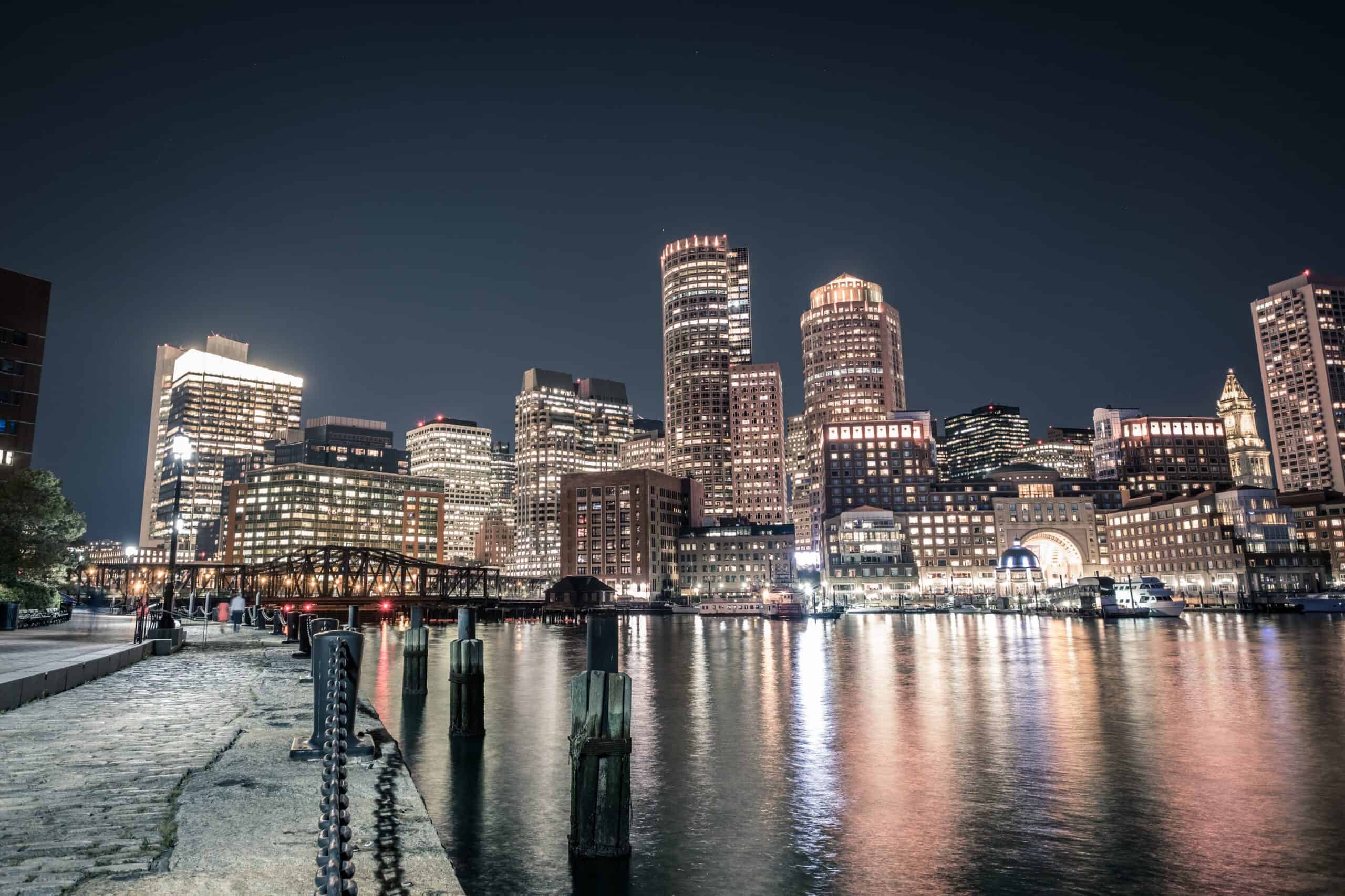 The Boston skyline.