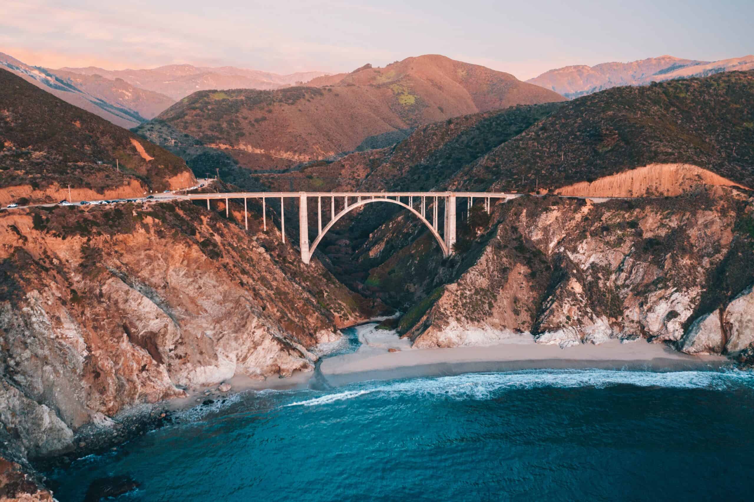 The first scenic highway designated in the United States - Highway 1.