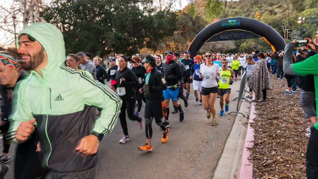 Griffith Park Half Marathon & 5k course in Los Angeles, CA