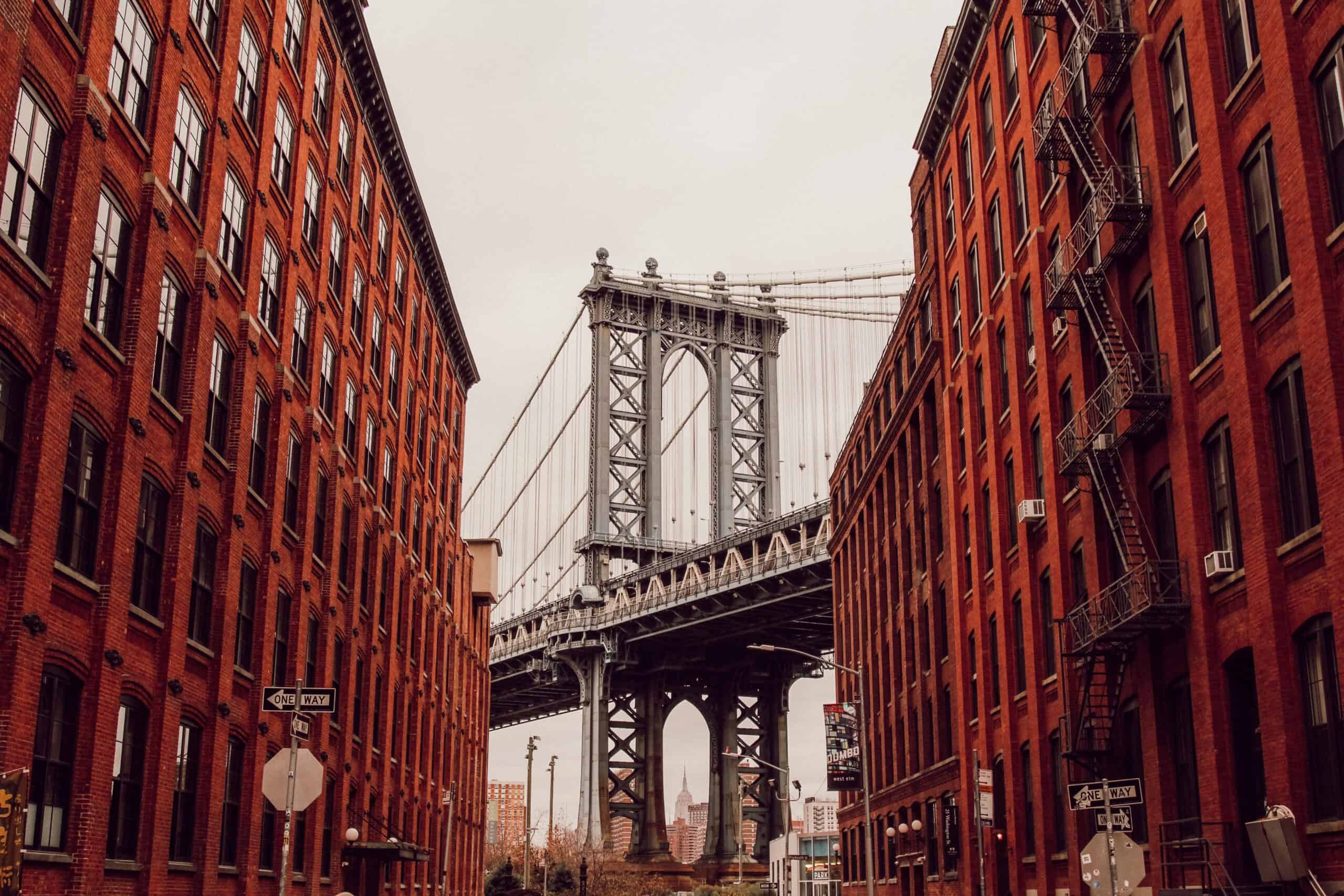 The Manhattan Bridge Overpass, home to DUMBO, and home to many Brooklyn NYC races.