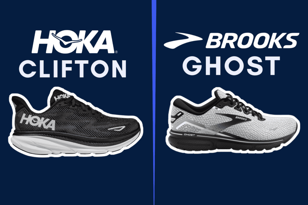 Hoka clifton vs brooks ghost on sale