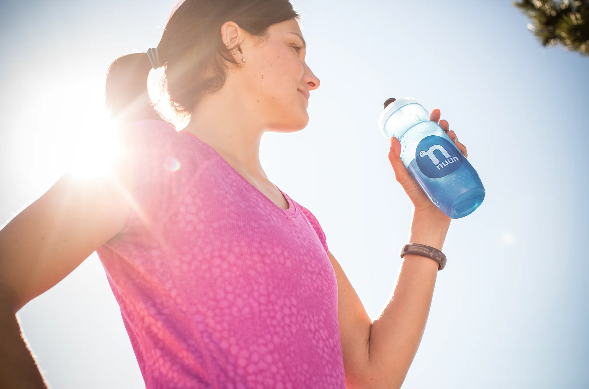 Runners should rehydrate with electrolyte tablets, like Nuun.