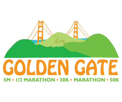 Golden Gate Winter 50k Marathon 30k Half Marathon & 8k logo