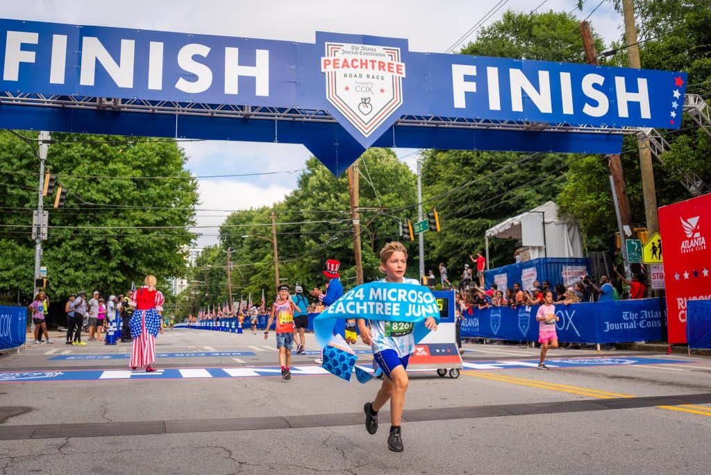 Peachtree Road Race 10K in Atlanta, GA